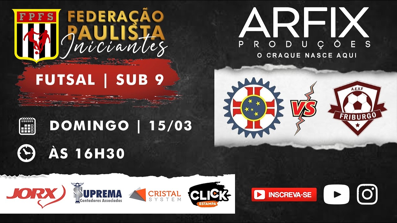 CTC VILA EMA x FRIBURGO - FUTSAL | SUB 9