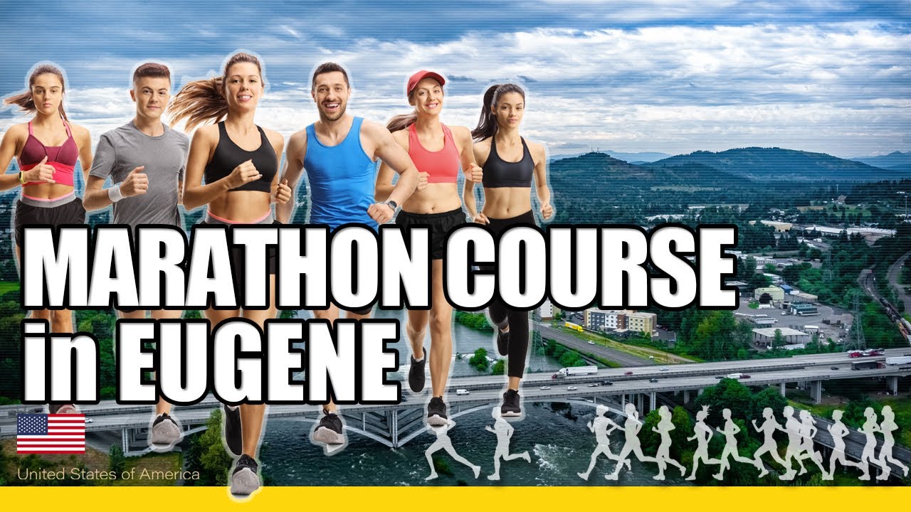 Marathon course at Eugene Marathon