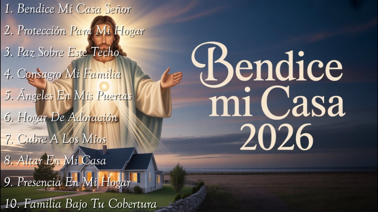 Bendice Mi Casa 2026 🏠 Música Cristiana Para El Hogar | Alabanzas De Protección Y Bendición