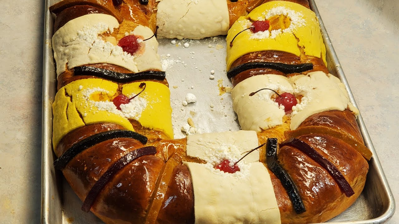 como hacer rosca de reyes con 500 gr de harina super esponjada