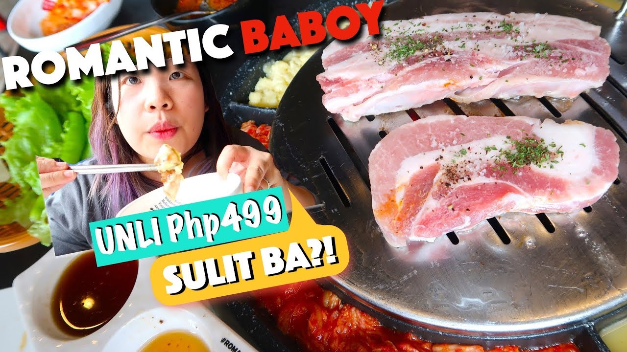 ROMANTIC BABOY UNLIMITED KOREAN GRiLL Review| HungreeCatt Eats