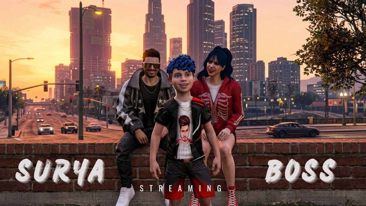 RICH KID ON CITY SURIYA BOSS ❤️GTA 5 RP #suriyaboss #tva 😍 FACE CAM ON 😱
