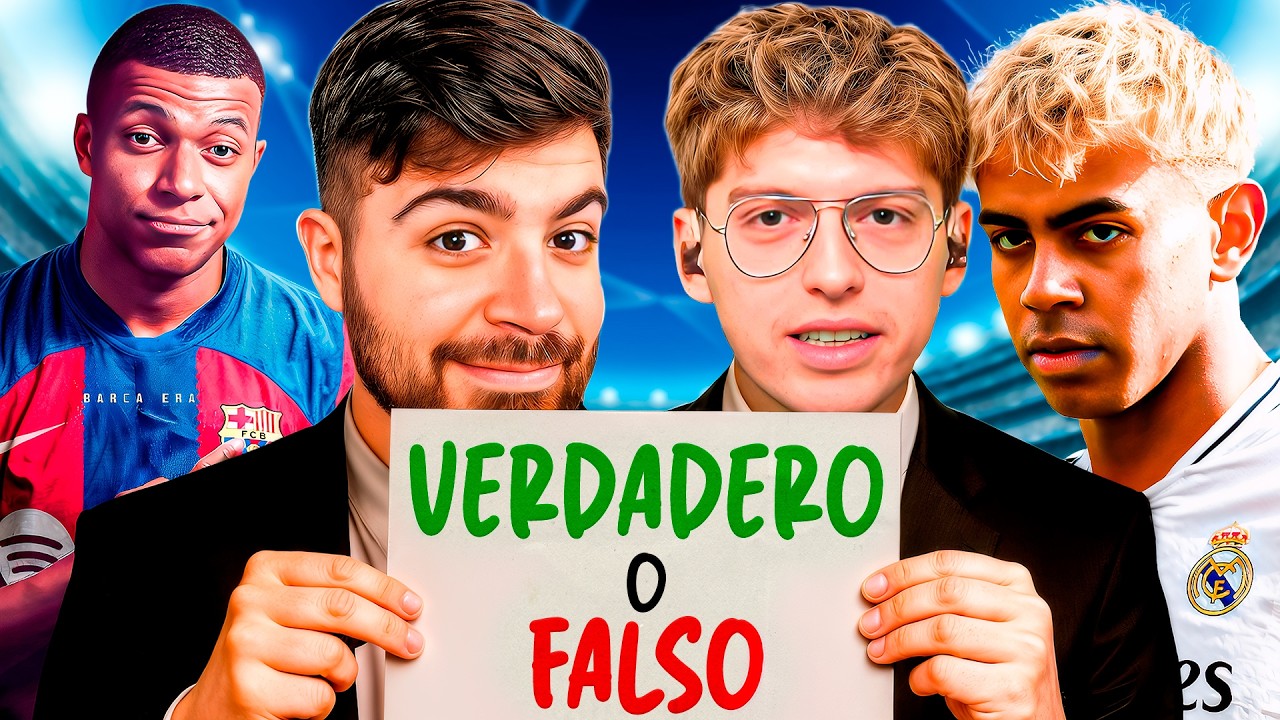 "VERDADERO O FALSO" VERSIÓN FUTBOLERO. ¿QUIÉN SABE MÁS DE FÚTBOL? FT. DAVOO XENEIZE