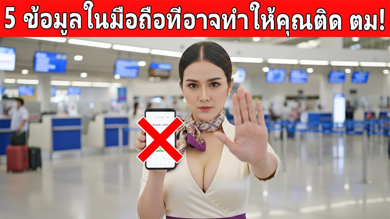 แอร์โฮสเตสเตือน! 5 ข้อห้ามในมือถือ ที่ทำคนไทยตกเครื่องและติด ตม. มาแล้วนับไม่ถ้วน