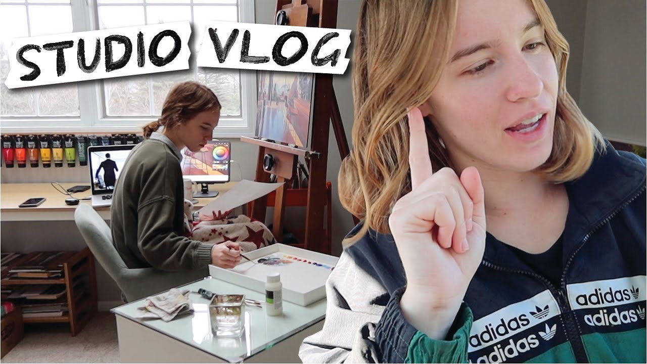 Capturing an Ordinary Life Through Painting | A Studio Vlog Journey