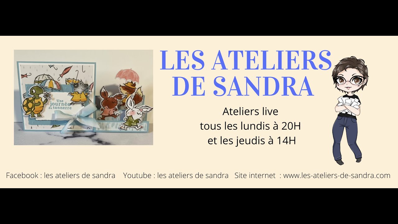 TUTO SCRAP Une carte chevalet