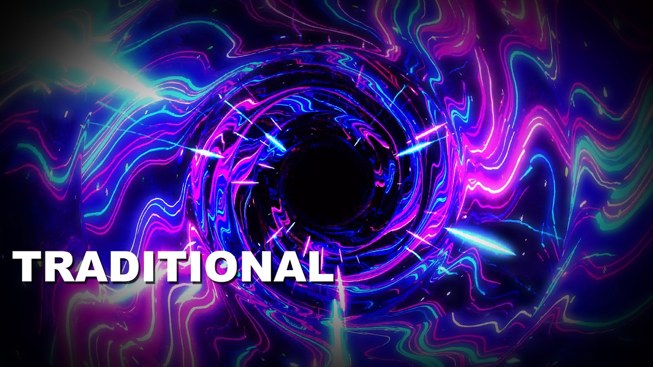 Deep Neon Liquid Tunnel  🚀 4K Minimalist VJ Loop Background Motion