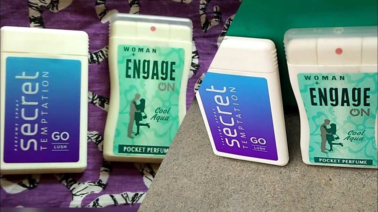 Engage and secret temptation pocket purfume review,very affordable perfumes and travel friendly.