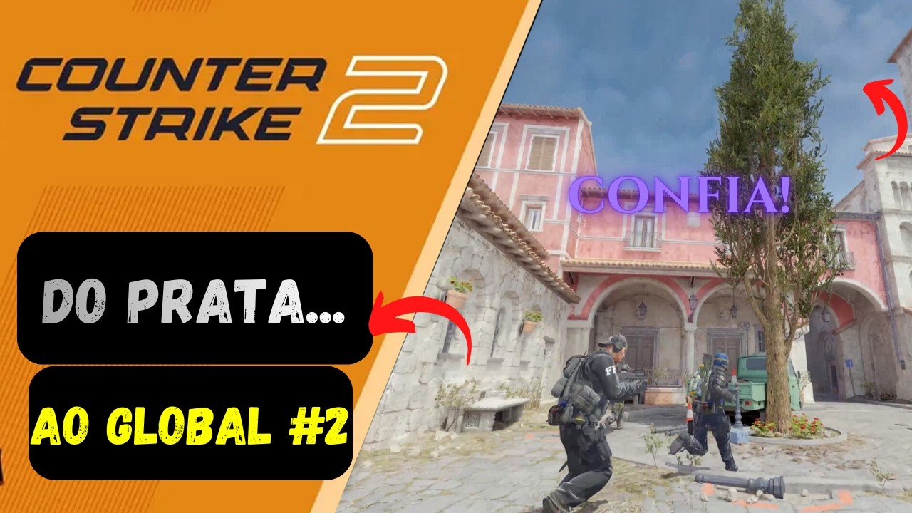 do PRATA ao GLOBAL CS2 #2 - Gameplay Fechada