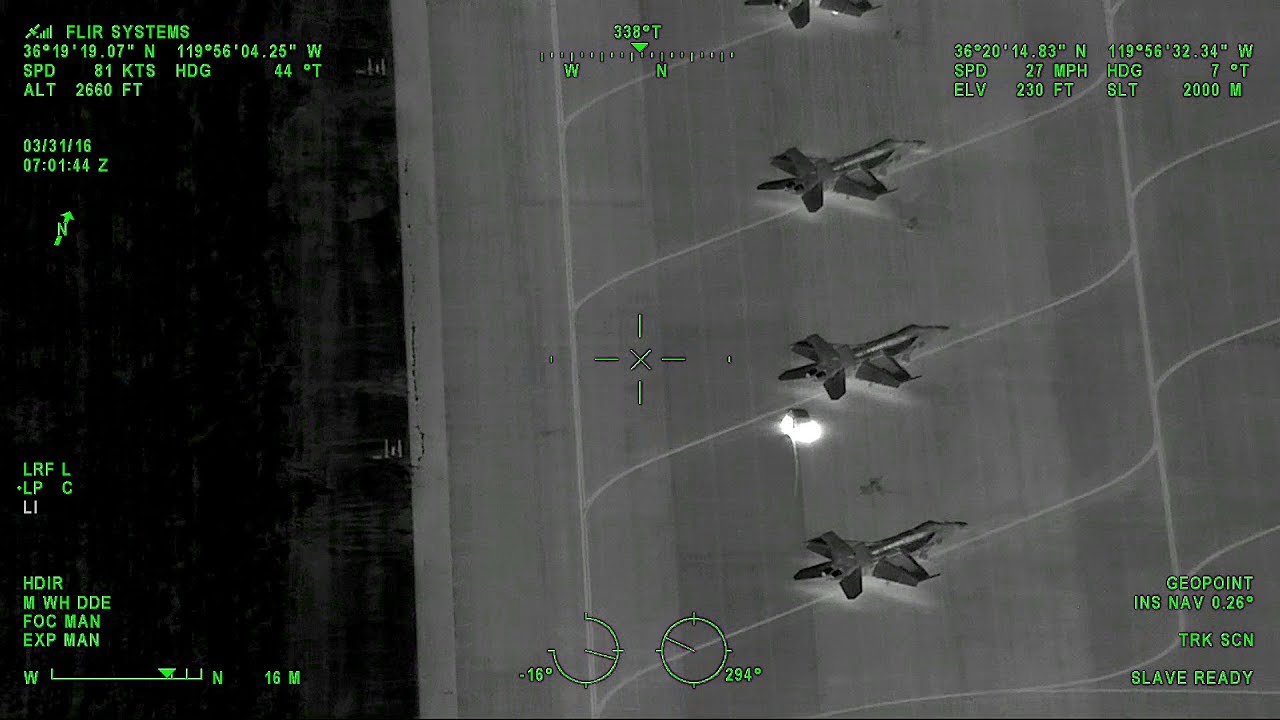 Pursuit onto NAS Lemoore Ends When Jeep Crashes Into F-18 Super Hornet