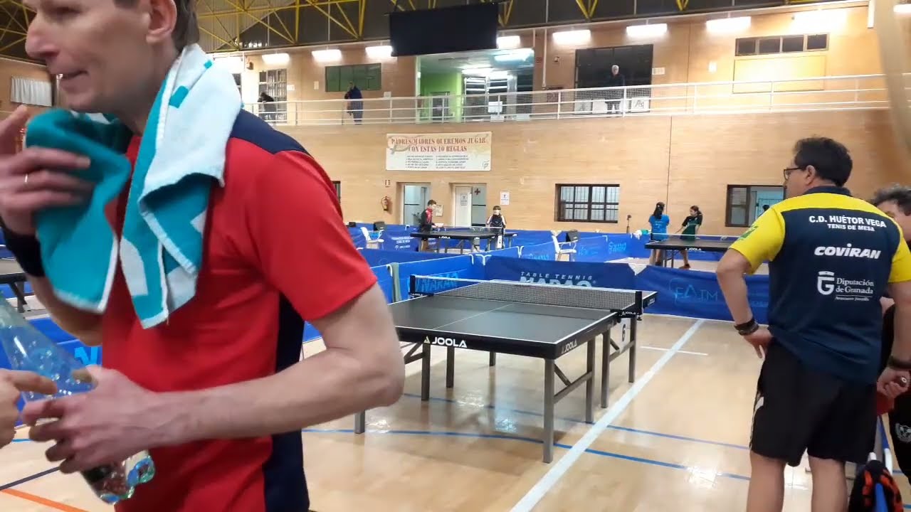 CIRCUITO ANDALUZ - ALCALA 2025/26 ALFONSO BARRERA vs IGOR SASHENKOV -TENIS DE MESA