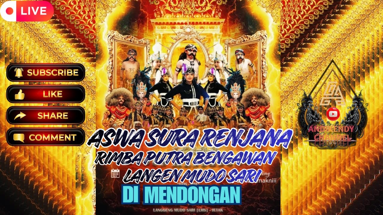 LIVE ASR(ASWA SURA RENJANA), RPB(RIMBA PUTRA BENGAWAN), LMS(LANGEN MULYO SARI) DI SADRANAN MENDONGAN