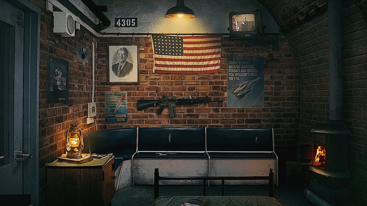 Creepy Bunker Ambience - War Sounds 3 hours 4k