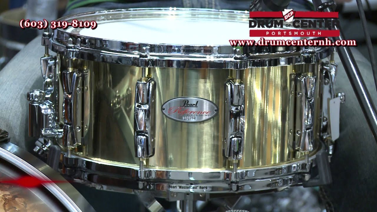 Pearl Reference Brass Shell Snare Drum 6.5x14