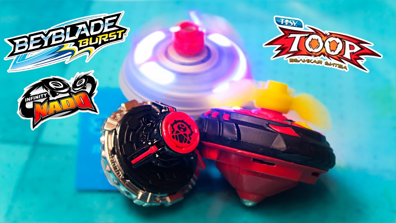 Электро Волчки за 150 рублей! TOOP vs BEYBLADE BURST