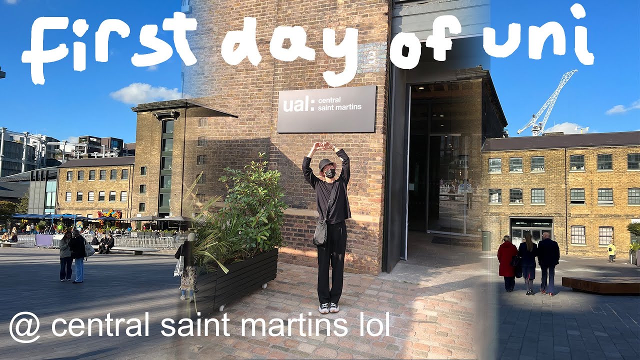 first day of university in london at central saint martins UAL !!