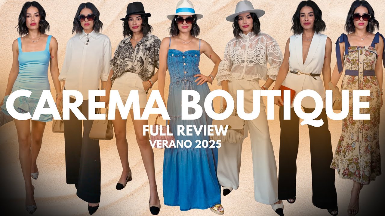 OUTFITS DE MODA 2025| COMO ELEVAR TUS OUTFITS | CAREMA BOUTIQUE FULL REVIEW| ⭐️YISSEL G ⭐️