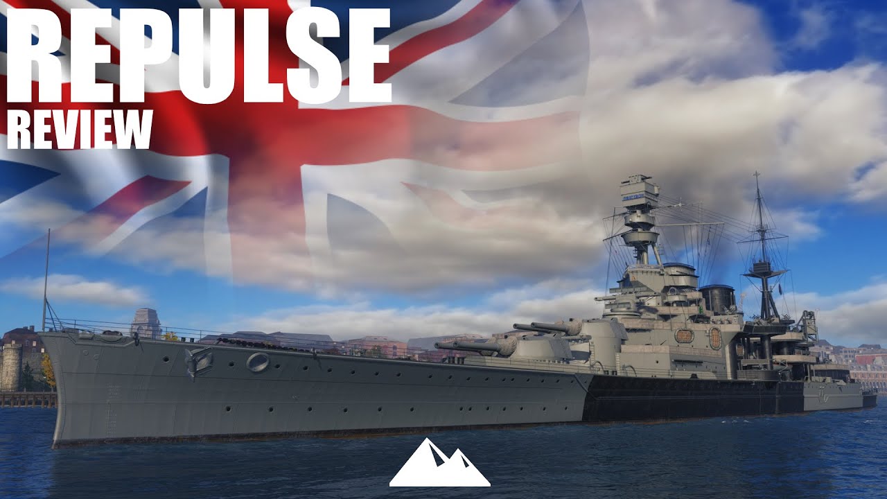 REPULSE, der gelungene SCHLACHTKREUZER auf T6!- World of Warships | [Review] [Deutsch] [60fps]