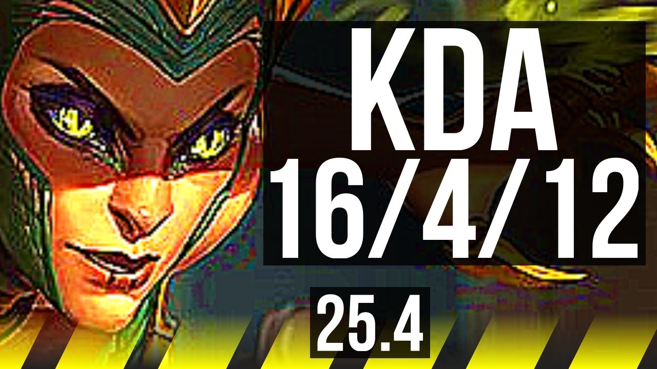 CASSIOPEIA & Alistar vs JINX & Thresh (ADC) | 16/4/12 | KR Master | 25.4