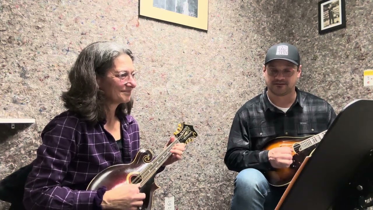 Cathy Allen and Brian Chabza play Westphalia Waltz on 2 Very Special Mandolins …
