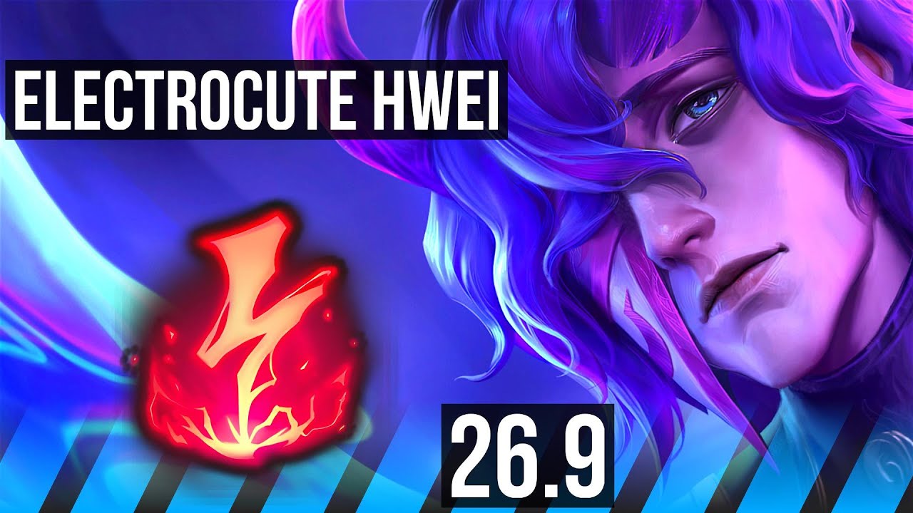 HWEI vs AHRI (MID) | Electrocute | EUW Grandmaster | 26.9