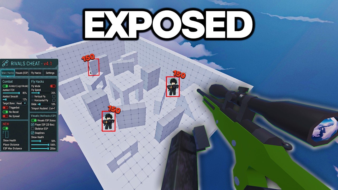 Exposing HACKERS LIVE in Roblox Rivals (ft. batmod)