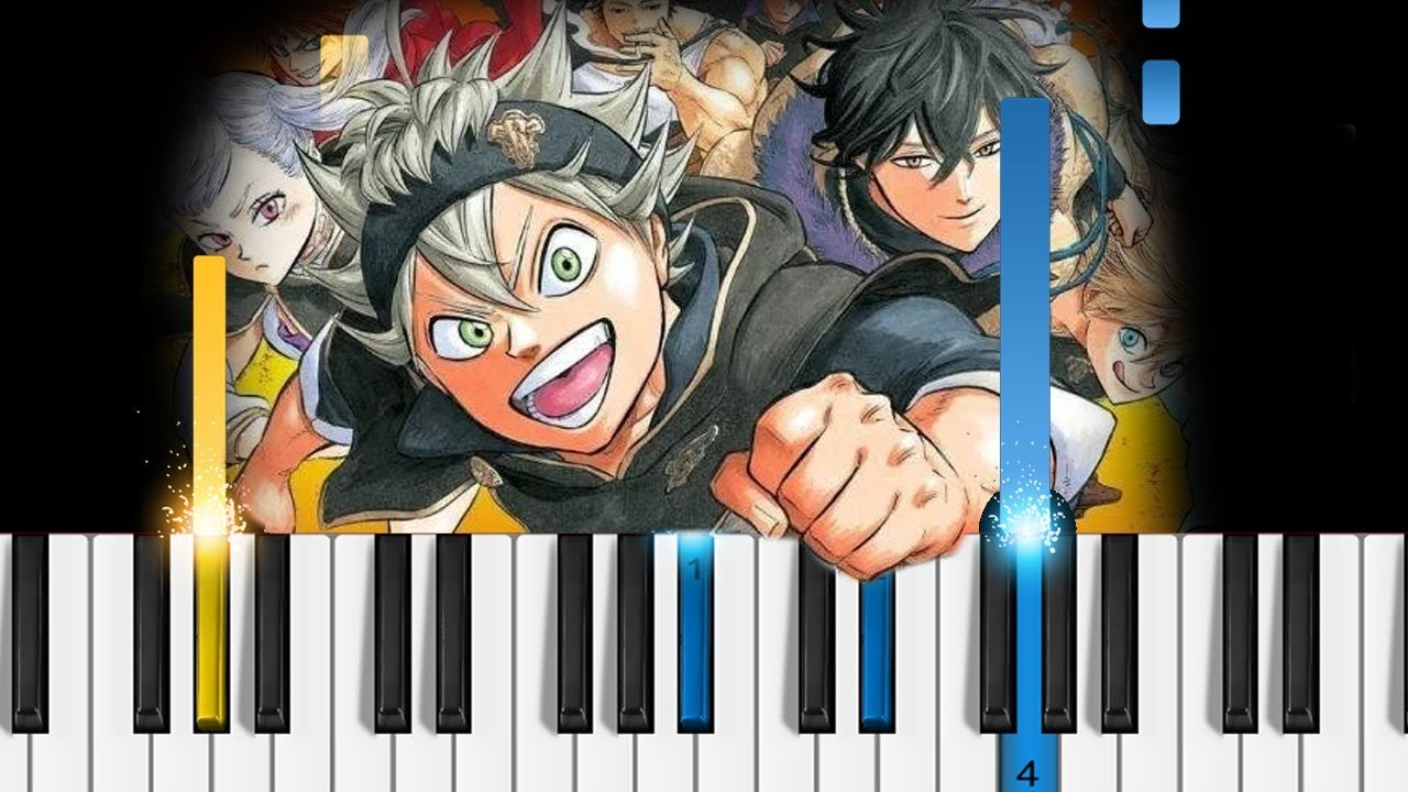 Black Clover Ending - Aoi Honoo - Piano Tutorial / Piano Cover
