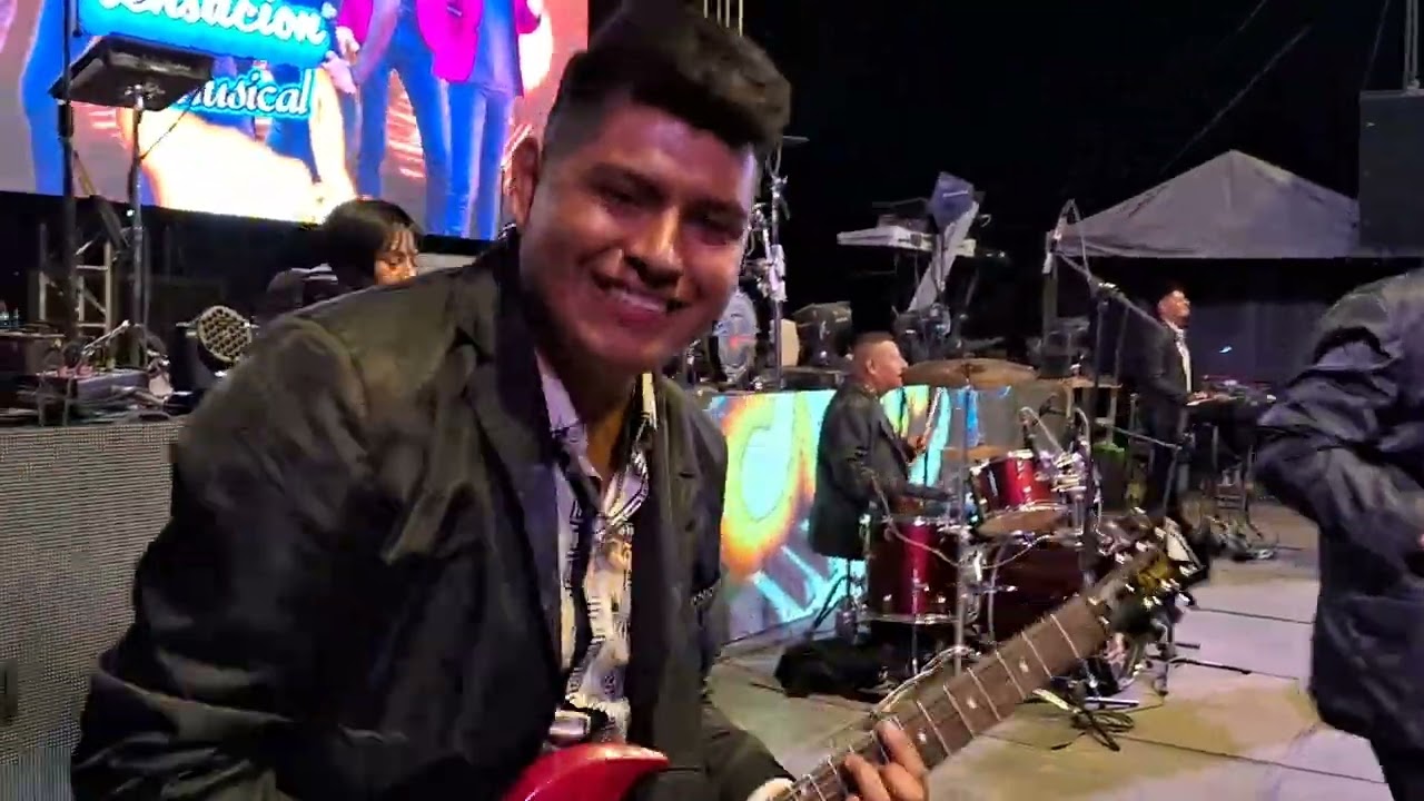 Baile de feria anual Santacruz Papalutla  2023 Sensación Musical MLA alternando con Bryndis