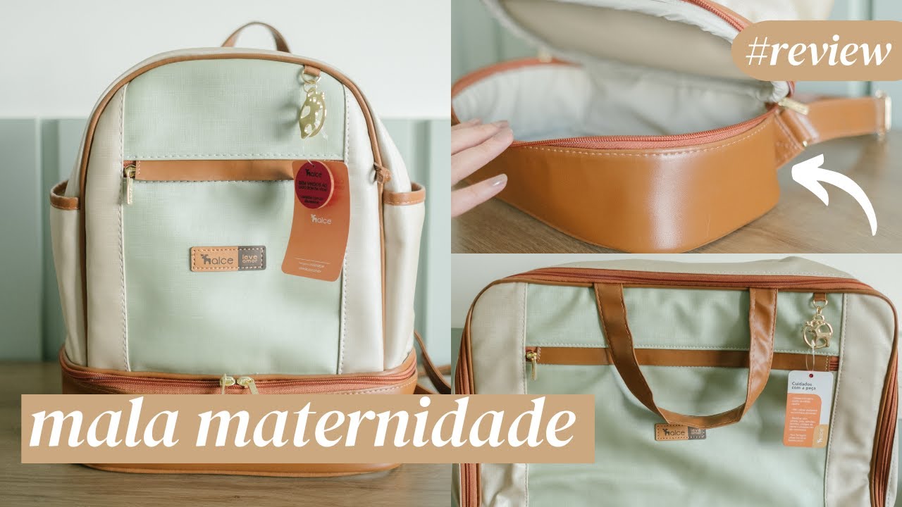 REVIEW MALA MATERNIDADE DA USE ALCE | Kit Maternidade Mochila e Mala Londres Pistache