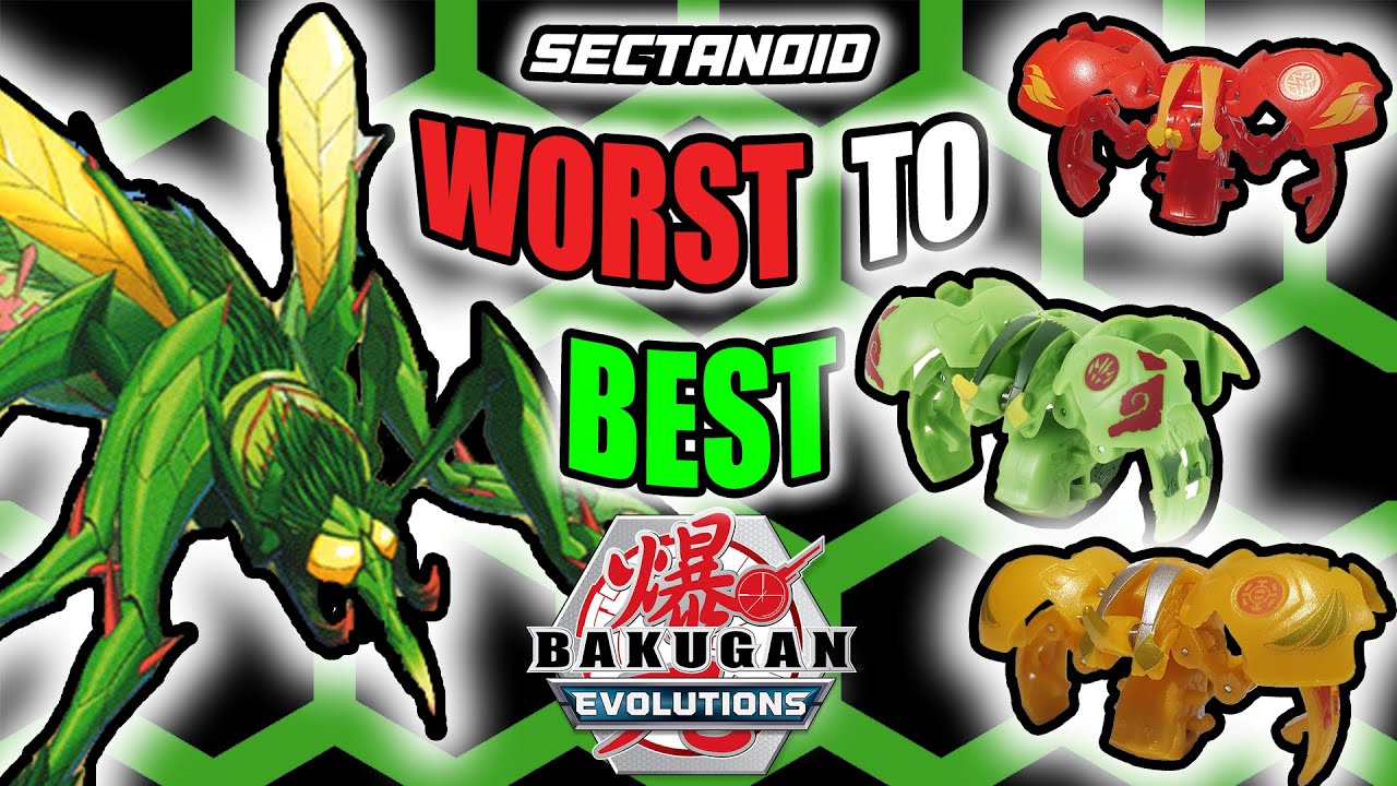EVERY SECTANOID RANKED FROM WORST TO BEST - Bakugan Evolutions Top 5 List
