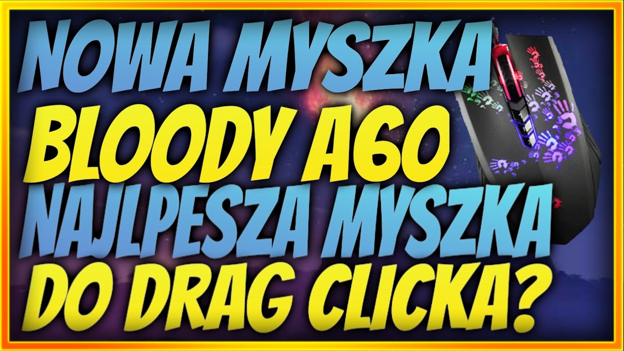 KUPIŁEM NOWĄ MYSZKĘ! *A60 A4TECH BLOODY*! 50 CPS! NAJLEPSZA MYSZKA DO MINECRAFT? OPINIA! HANDCAM!