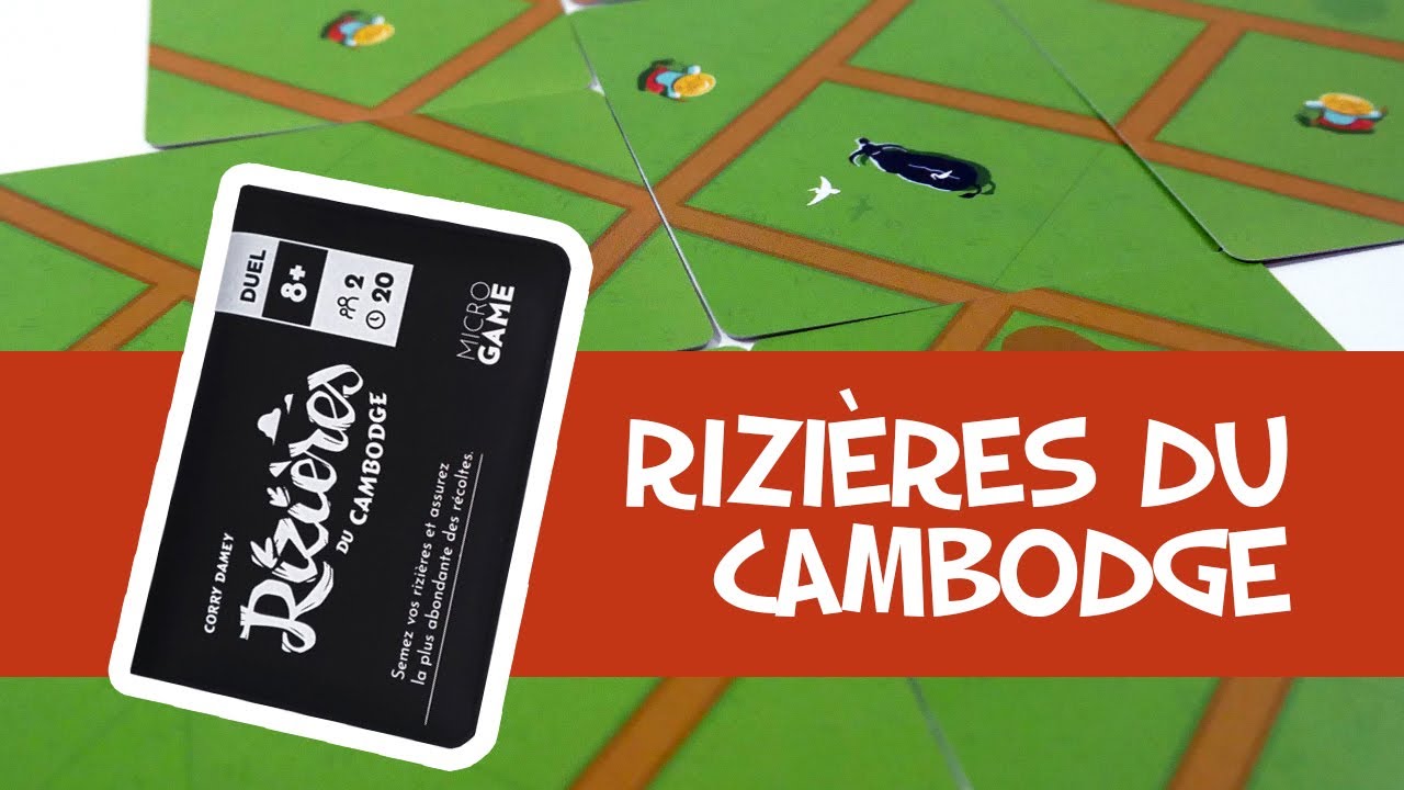Rizières du Cambodge - le jeu en 2 minutes !