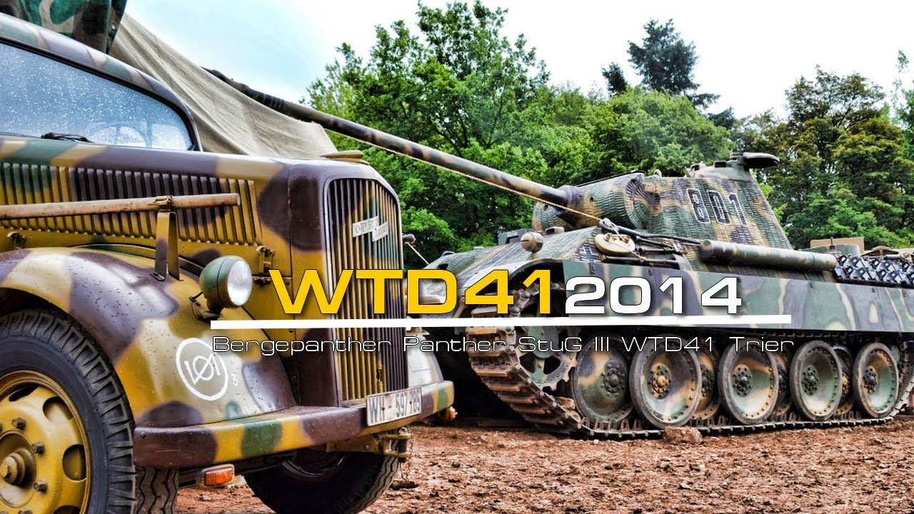 WTD 41 open day Trier, Panther Ausf G, StuG,Bergepanther Ausf D, Jagdpanther,Flammpanzer III Ausf M