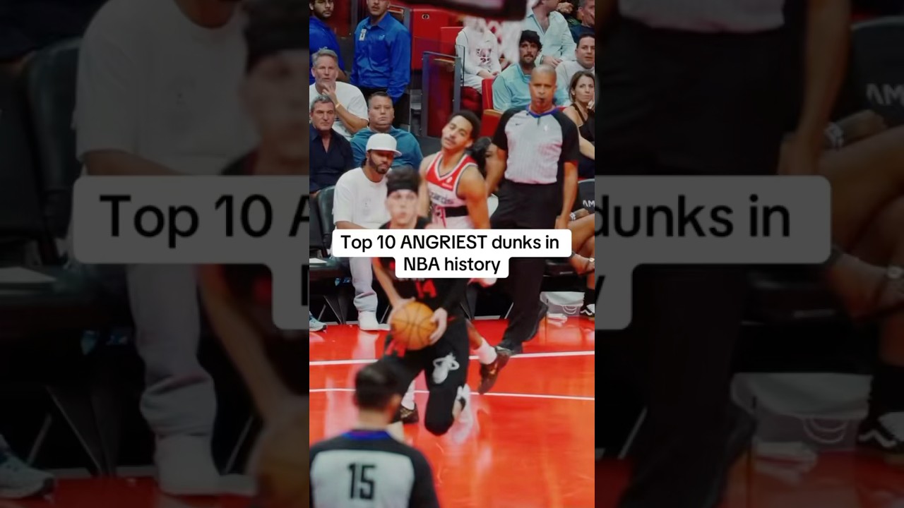 Top 10 Angriest Dunks in NBA History!🤬