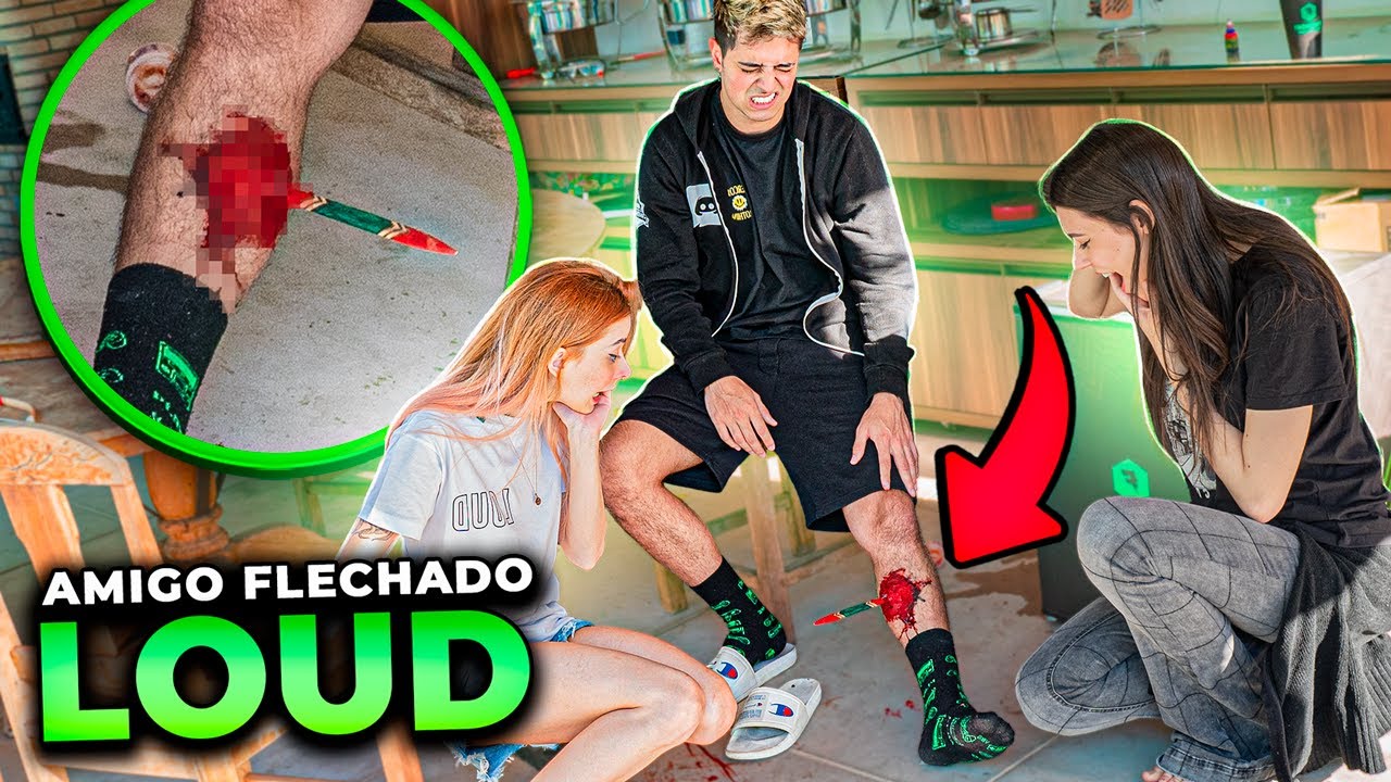 ACERTEI MEU AMIGO COM UMA FLECHA E DEU RUIM... LOUD