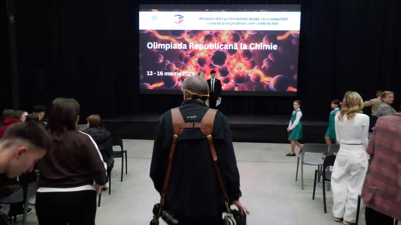 Festivitatea de deschidere a Olimpiadei Republicane la Chimie
