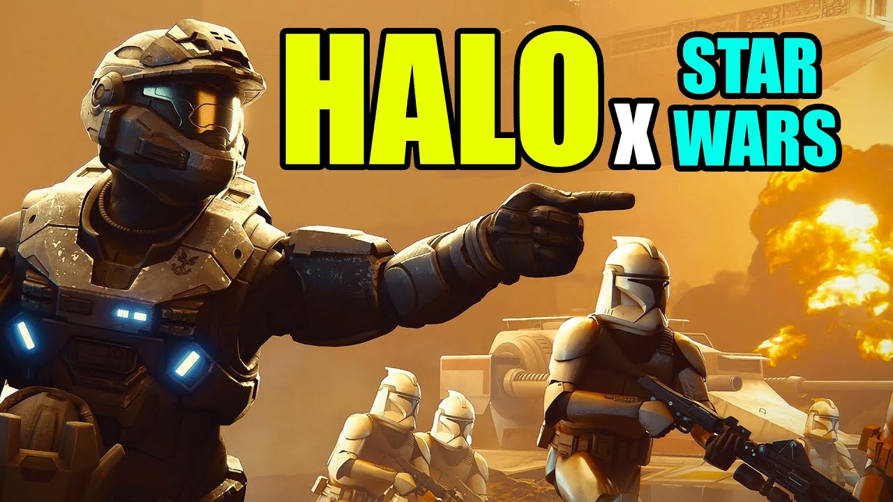 Halo Star Wars Battlefront Pack Gameplay