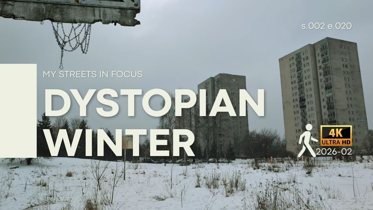 Living in a Soviet Megastructure 🏢 Warsaw's Largest Housing Estate (Winter Silent Walk), 2026