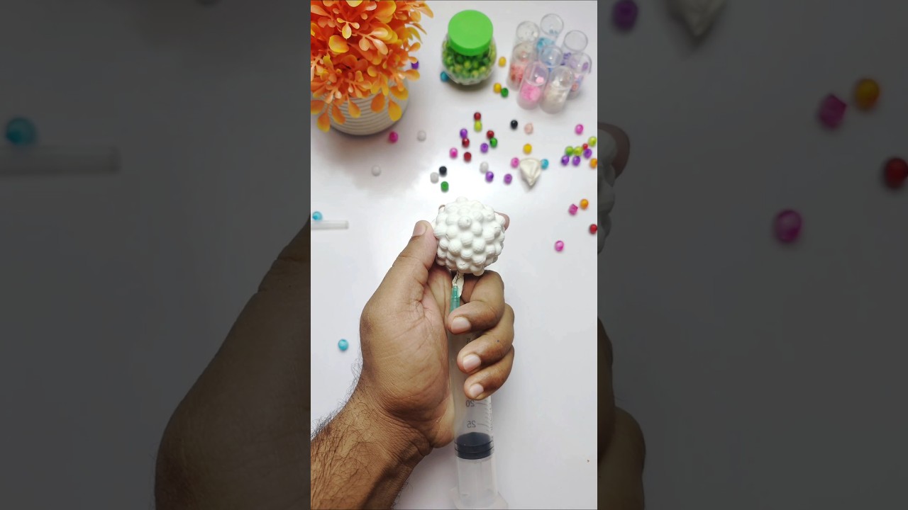 cheap stress ball with Balloon #satisfying #asmr #squishy