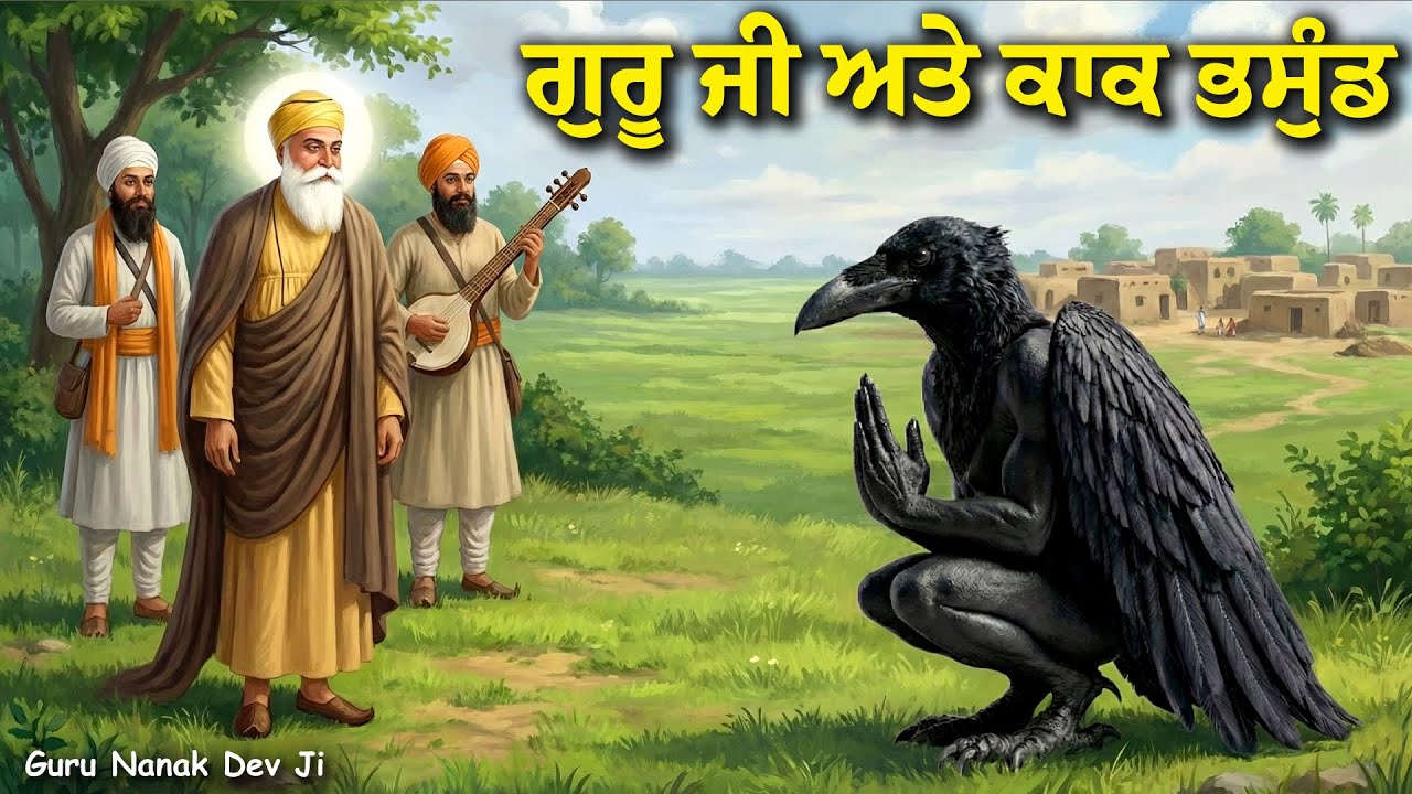 ਗੁਰੂ ਜੀ ਅਤੇ ਕਾਕ ਭਸੁੰਡ ਦੀ ਸਾਖੀ | Katha Guru Nanak Dev Ji | Ikk Panjab | Remix Katha