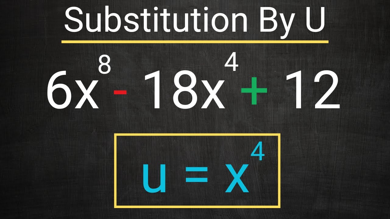 Substitution By U - A Method for Factoring Non-Quadratic Expressions