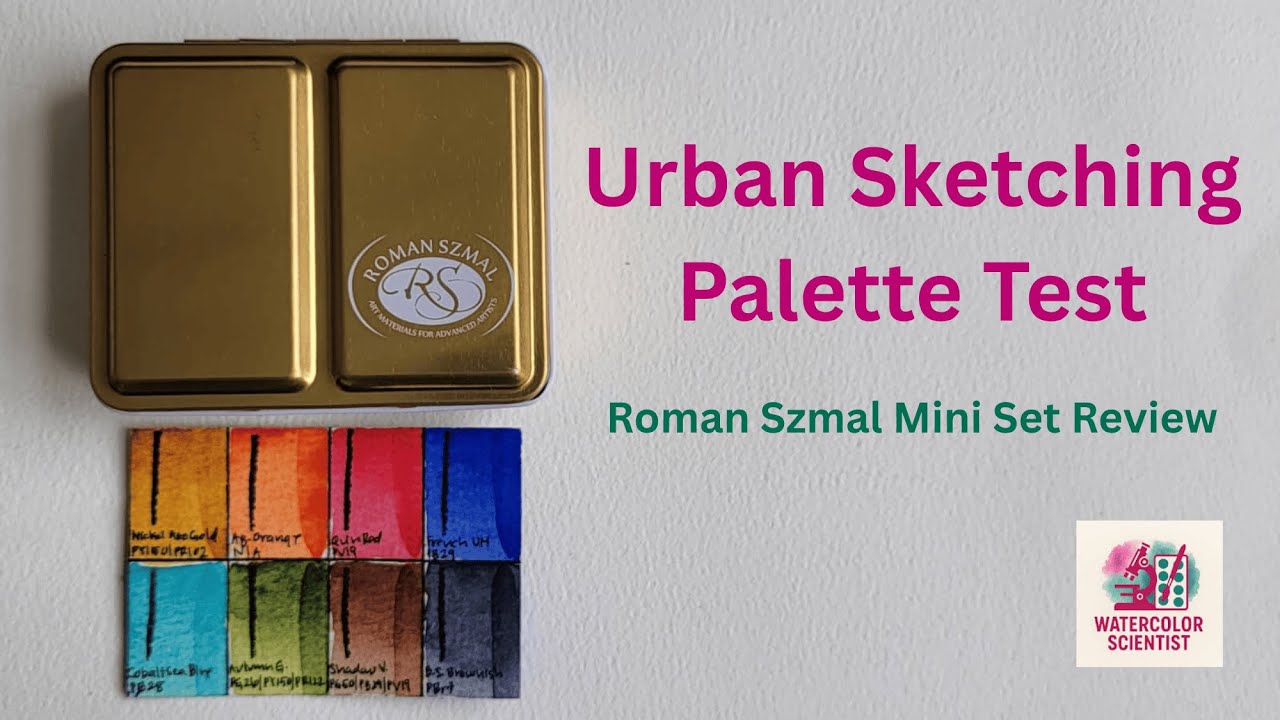Urban Sketching Palette Test: Roman Szmal Mini Review