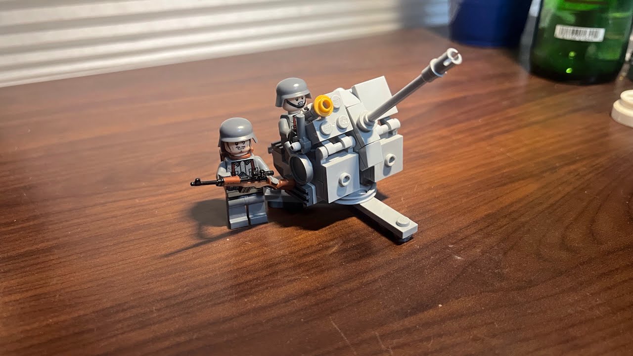 Building a LEGO 20mm Flak 38