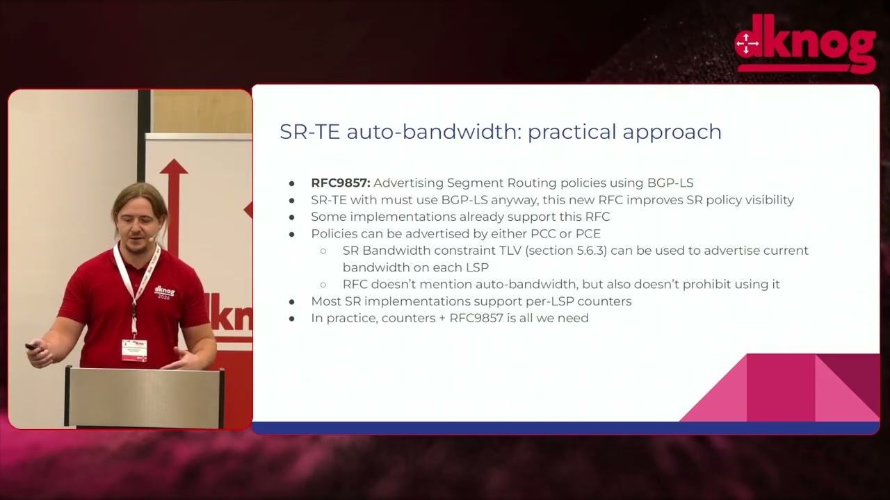 Auto-bandwidth for SR-TE - DKNOG16