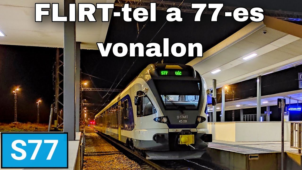 Utazás a legelső Aszód-Vác személyvonattal - 13 év szünet után (2022.12.11.)