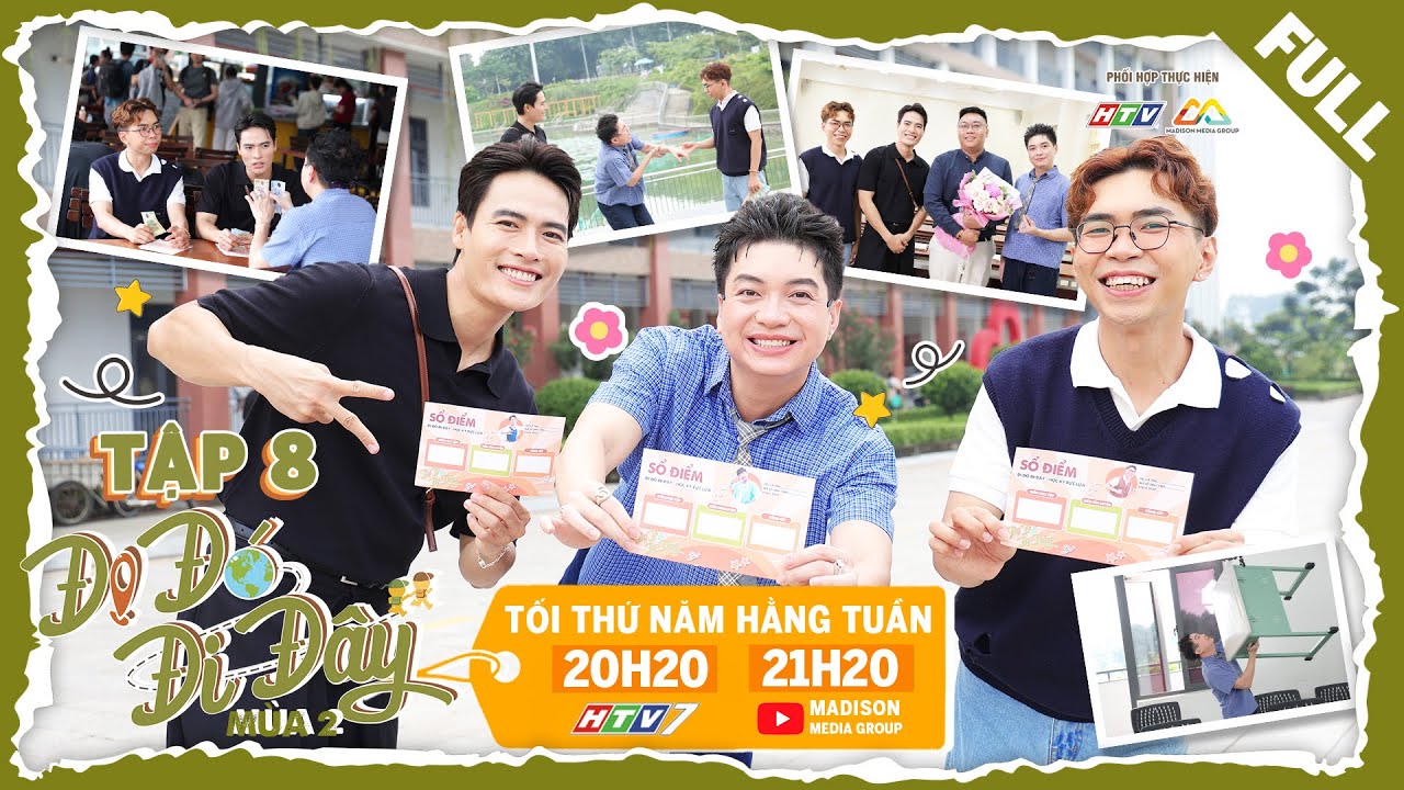 Đi Đó Đi Đây M2 | Tập 8: Một ngày làm SINH VIÊN của Võ Tấn Phát, Minh Dự, Hữu Đằng; GIẢI CỨU BẢO BỐI