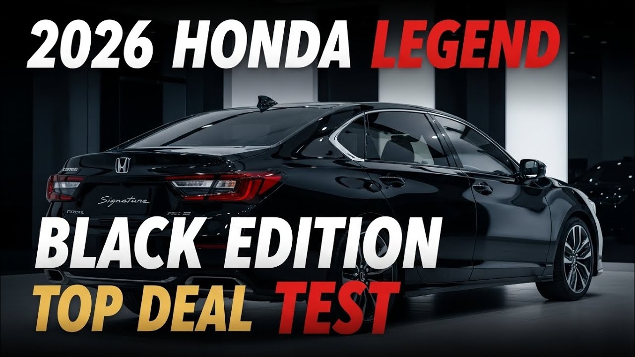 2026 Honda Legend Signature Black Edition | Pure Black Luxury, Real Power