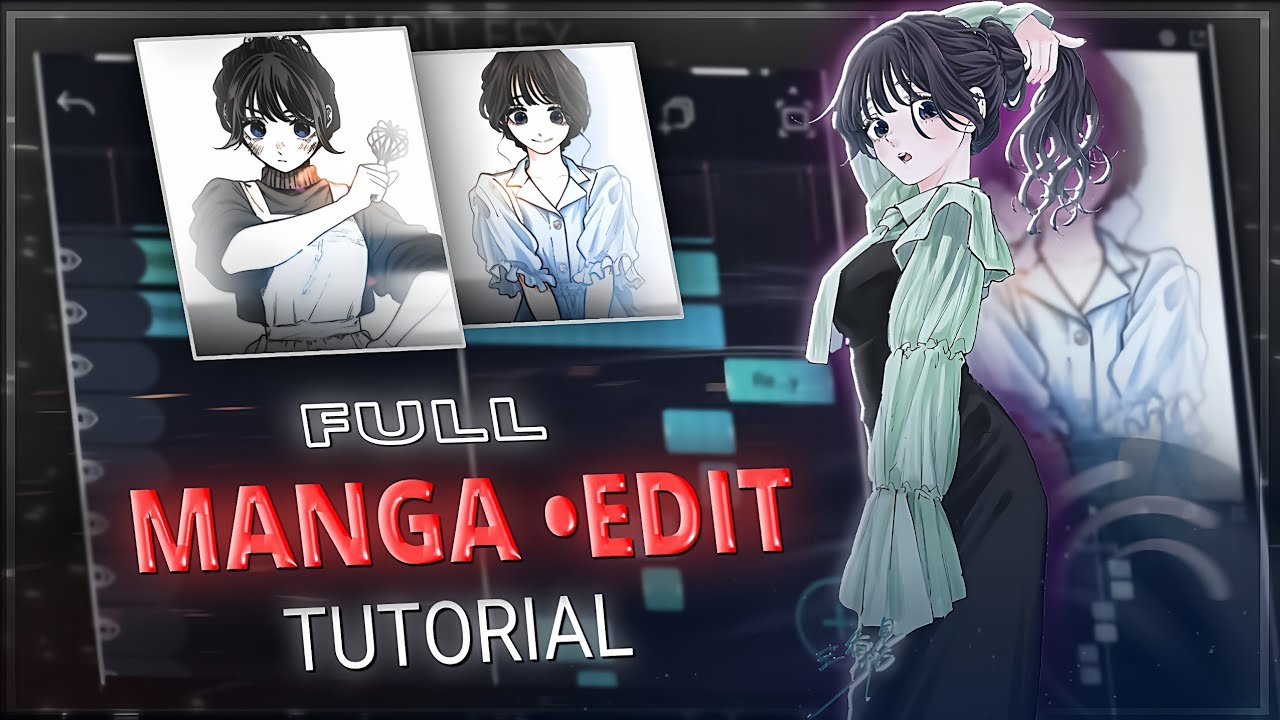 Full Manga Edit Tutorial : Full Tutorial 🔥🥶 | Alight Motion