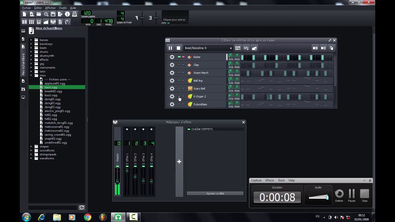 House music with lmms