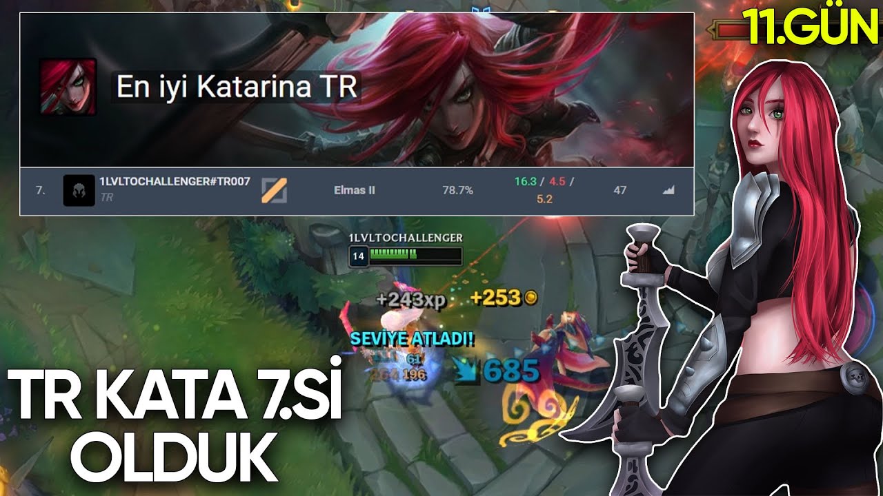 11 G&Uuml;NDE TR KATA 7.Sİ OLDUK 1.LİK GELİYOR!